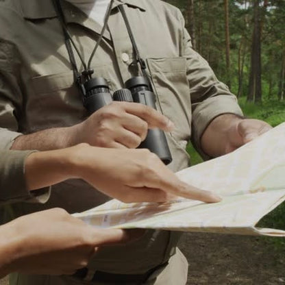 Land Navigation with Map and Compass