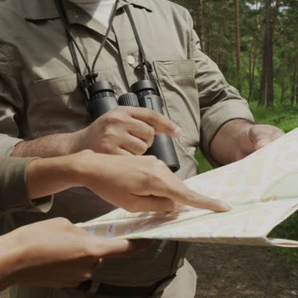 Land Navigation with Map and Compass